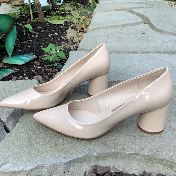 Zara Basic Nude Round Heels - Picture 3 of 8